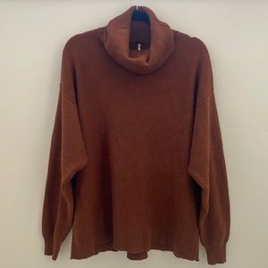 Free People oversized turtle neck sweater